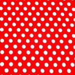 Rot-Weiß gepunktet (Baumwolle)